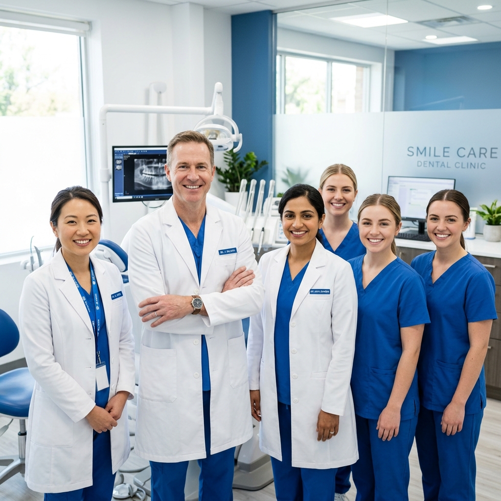 SmileCare dental team in Rajkot
